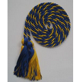 Tri-Color Single Honor Cord - Royal Blue/Royal Blue/Gold